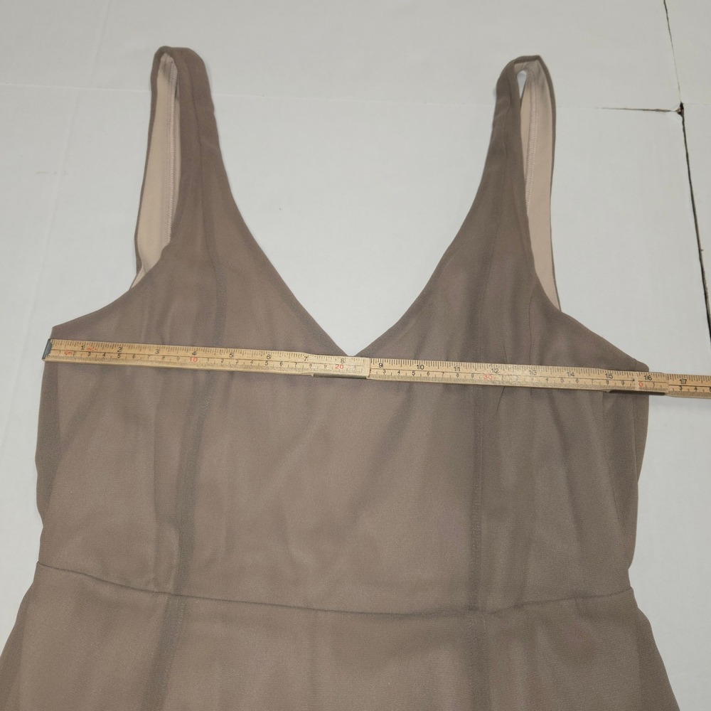Show Me Your Mumu Jenn Maxi Dress XL Taupe Formal Minimalist Elegant Neutral - Picture 9 of 12